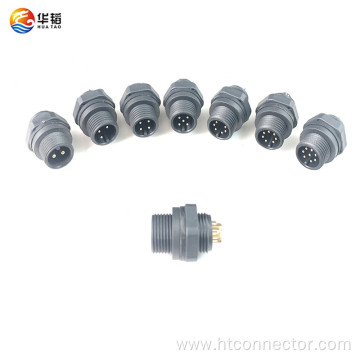 M12 2-8P Waterproof connector for male head